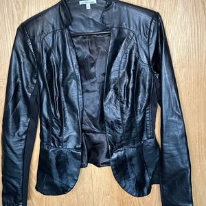 Faux leather jacket